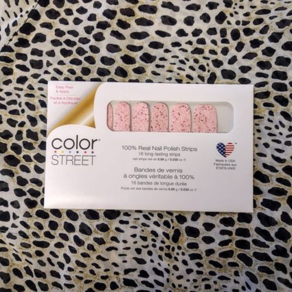 Color Street Nail Polish Strips Pink Warrior